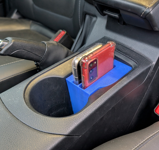 Isuzu D-MAX / Mazda BT50 (MY21+) Dual WIRELESS CHARGER PHONE HOLDER + 2x WIRELESS CHARGING Pucks