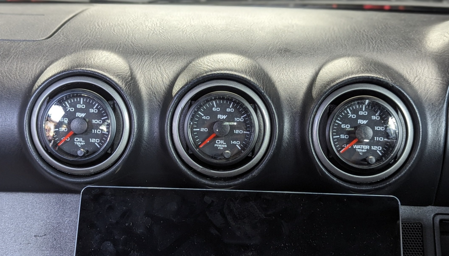 Nissan Silvia S15 200SX A/C Vent Guage Holder 52mm
