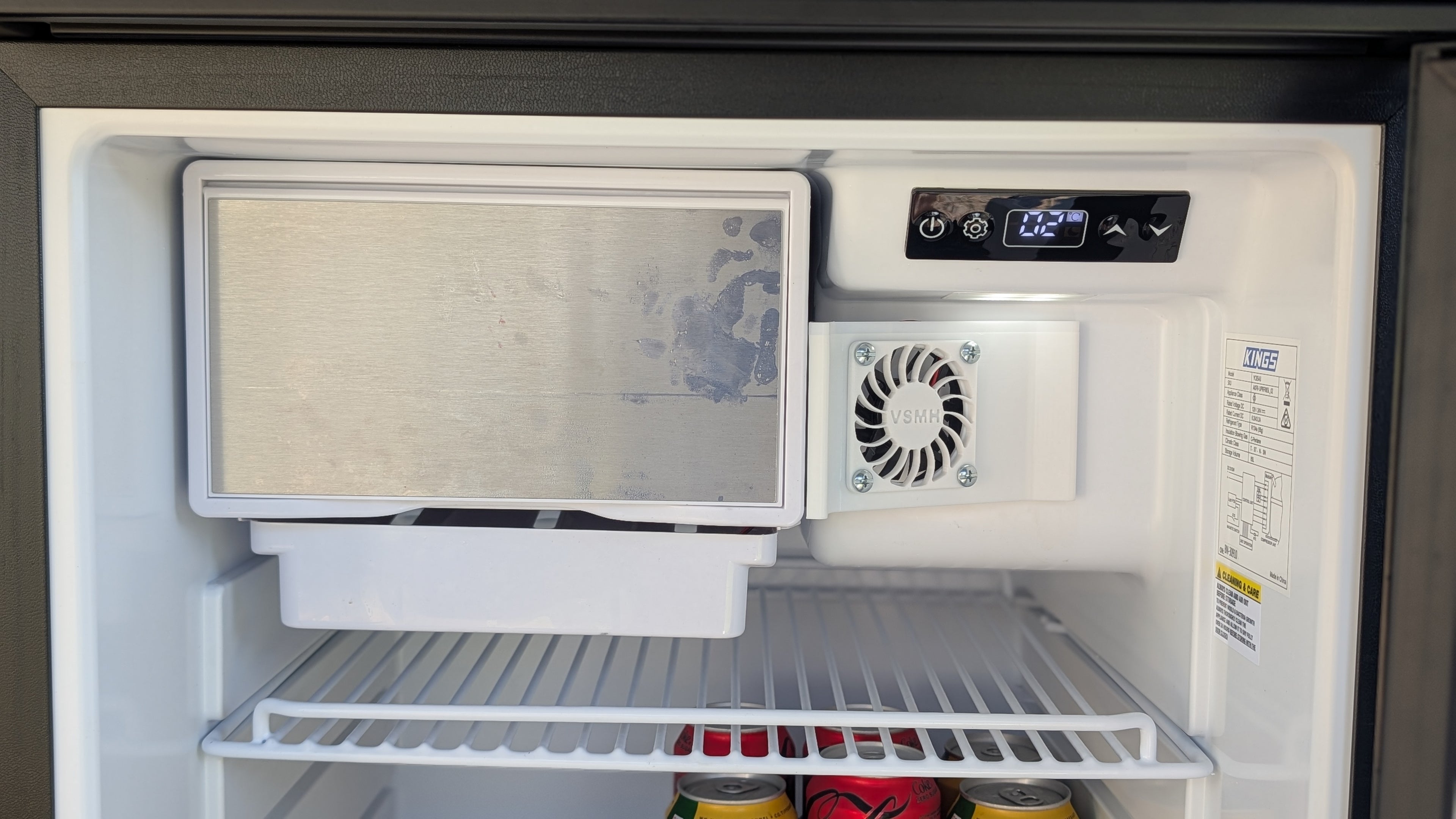 Kings 85L 130L Upright Fridge Fan Mod Increase Efficiency Prevent Frost Build-Up