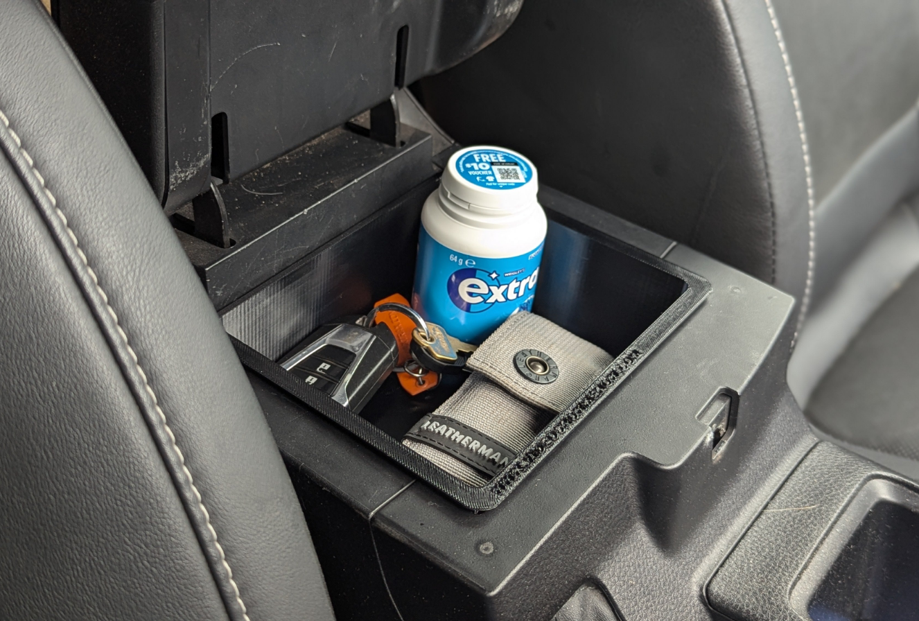 Isuzu D-MAX / Mazda BT50 (MY21+) DEEP PAN Centre Console Tray Armrest Storage - 50mm Deep