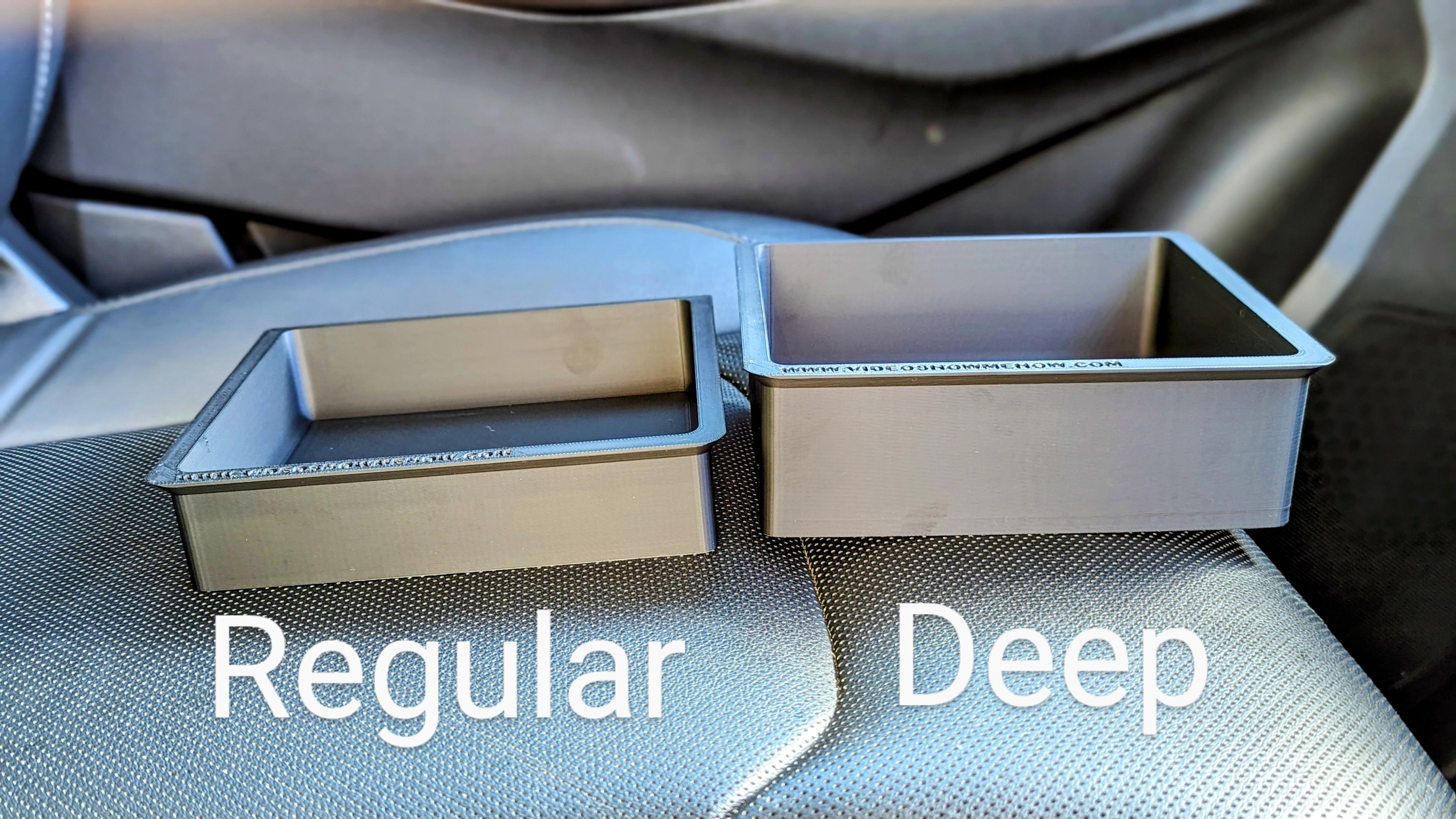 Isuzu D-MAX / Mazda BT50 (MY21+) REGULAR SIZE Centre Console Tray Armrest Storage - 35mm Deep