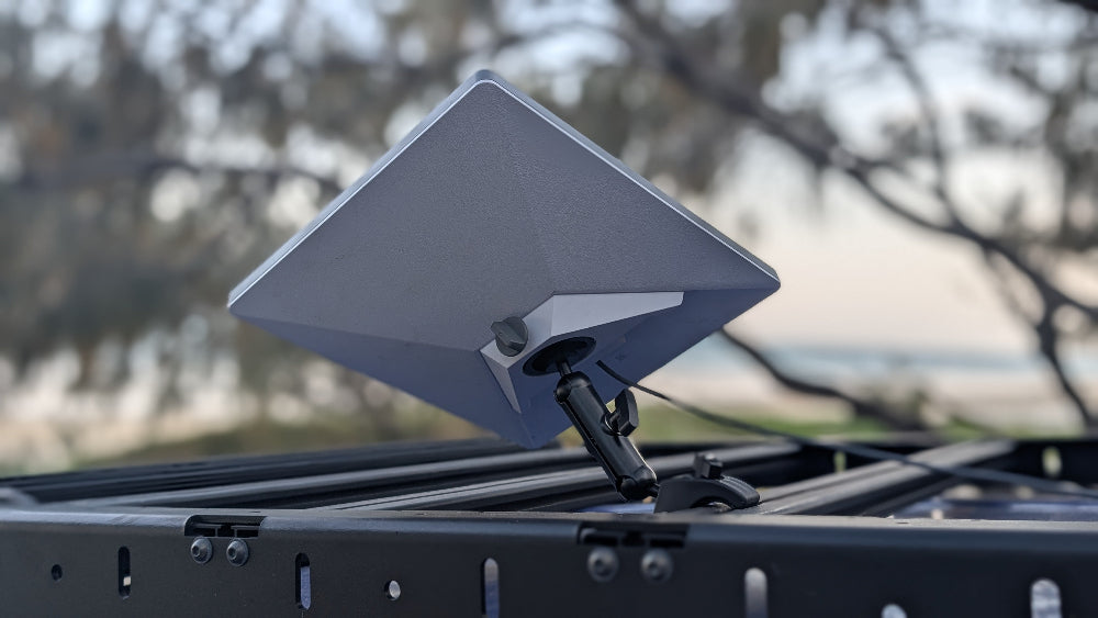 STARLINK MINI Adjustable Clamp Mount with Swivel 360 Mini Ball Head