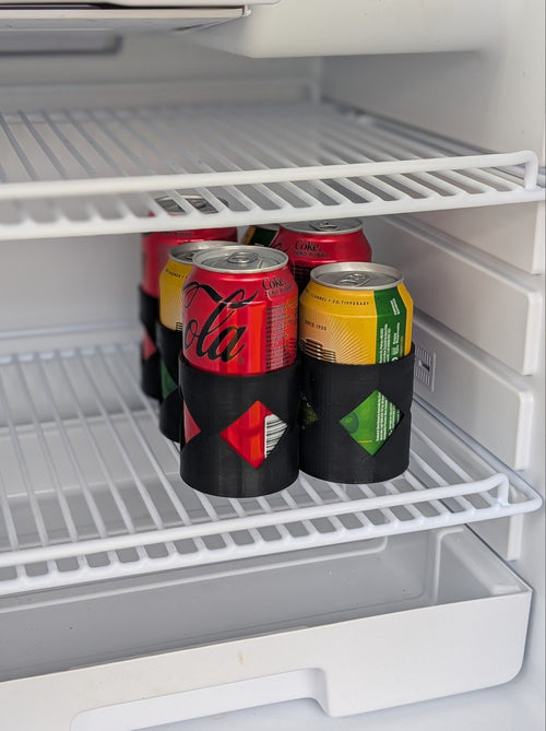 6 Pack Drinks Caddy Can Fridge Organiser - Suits 6x375mm cans