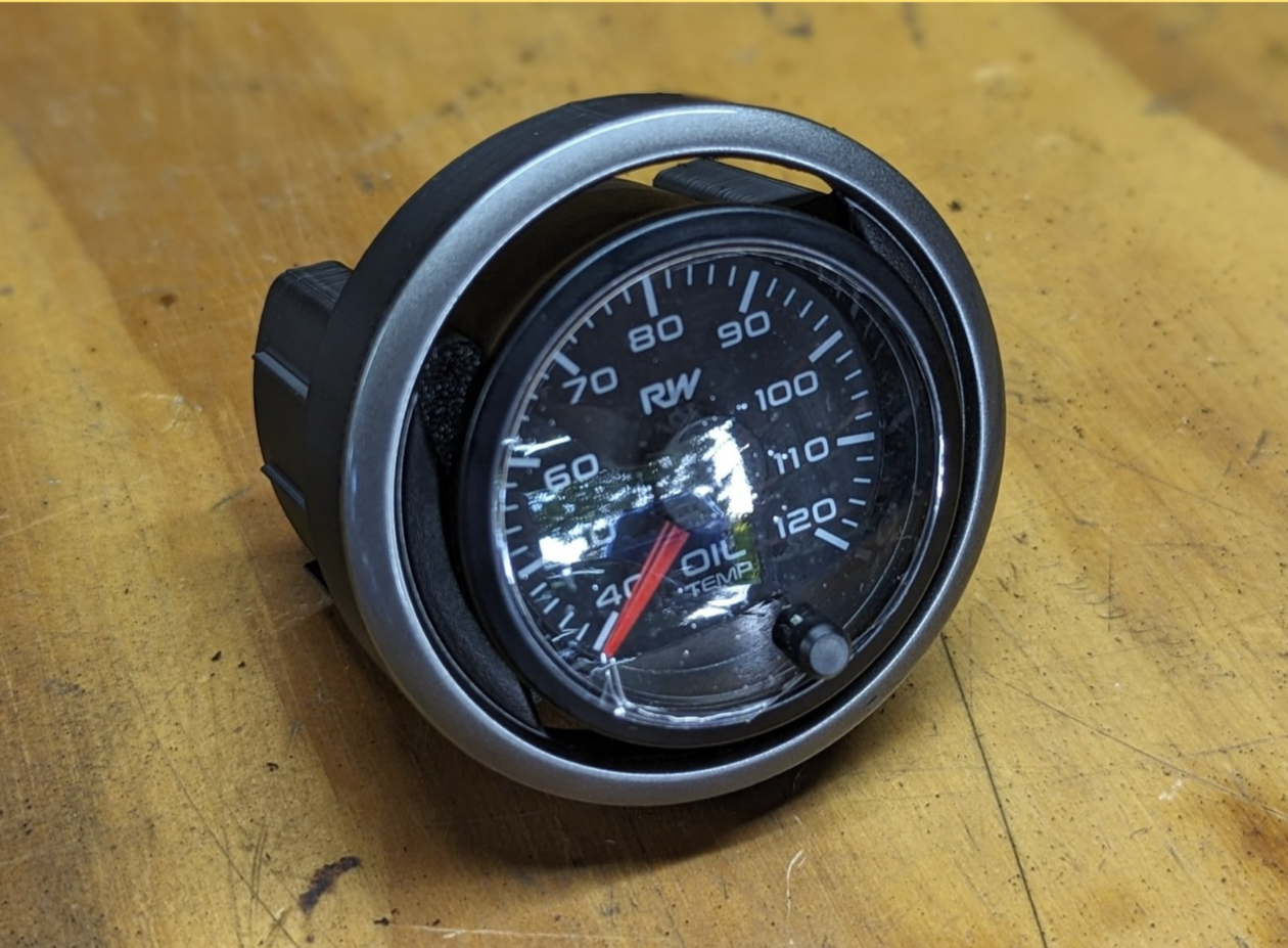 Nissan Silvia S15 200SX A/C Vent Guage Holder 52mm