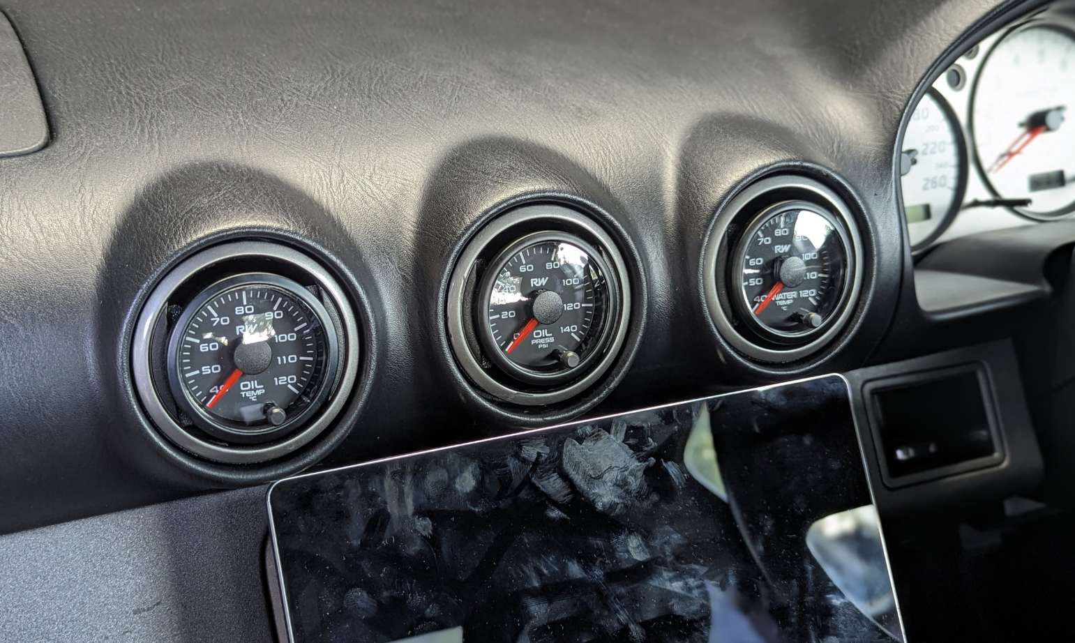 Nissan Silvia S15 200SX A/C Vent Guage Holder 52mm