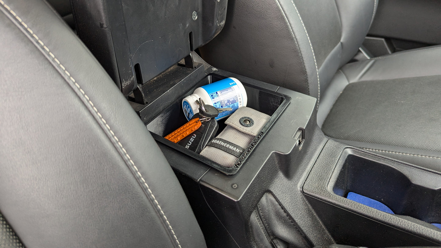Isuzu D-MAX / Mazda BT50 (MY21+) REGULAR SIZE Centre Console Tray Armrest Storage - 35mm Deep