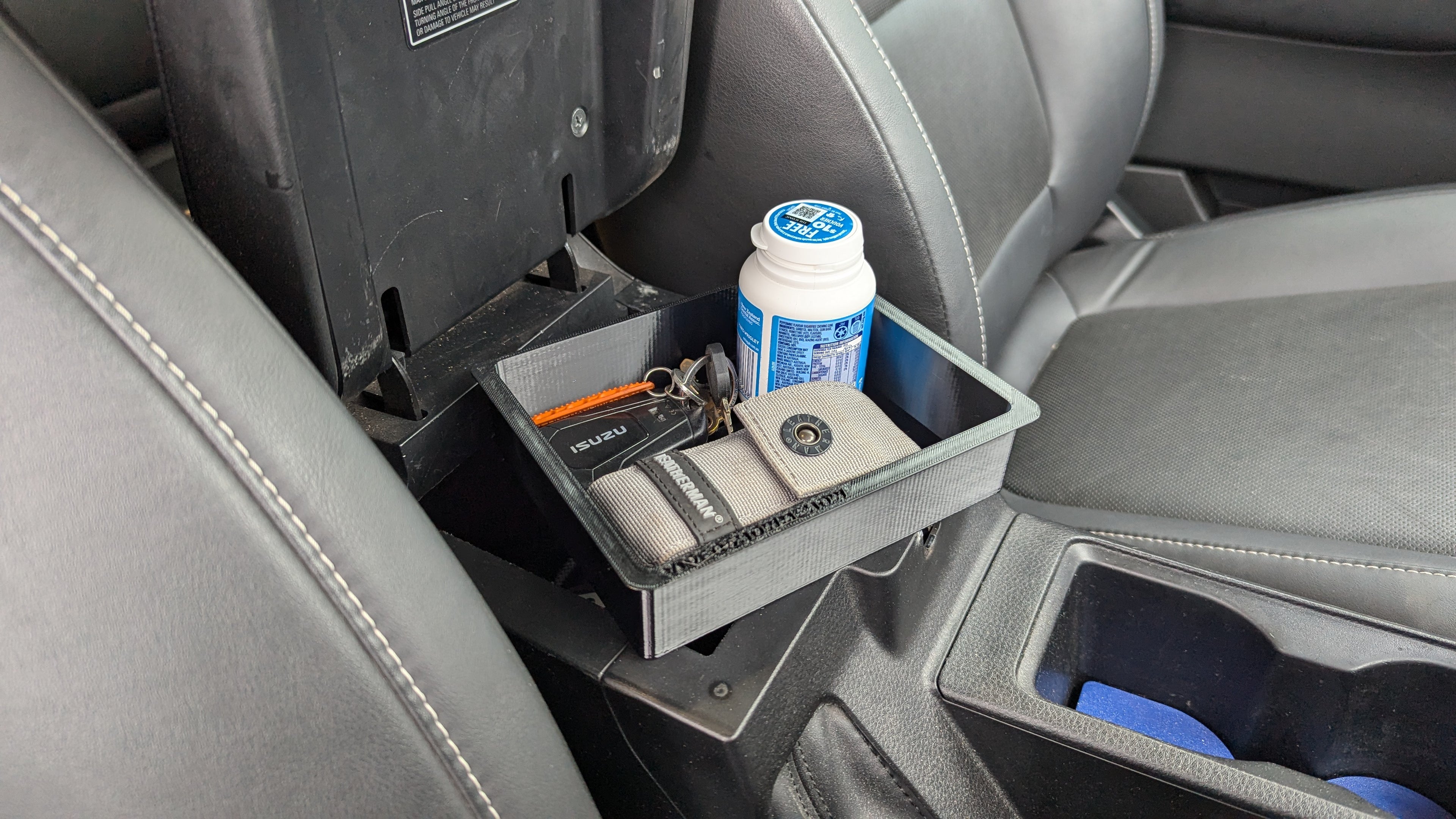 Isuzu D-MAX / Mazda BT50 (MY21+) REGULAR SIZE Centre Console Tray Armrest Storage - 35mm Deep