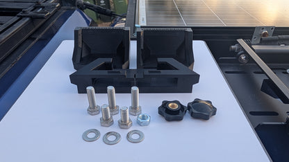 STARLINK Mini Flat Roof Rack Mount - 3 Point Mounting System with Stainless Hardware