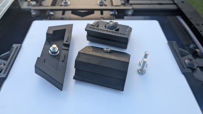 STARLINK Mini Flat Roof Rack Mount - 3 Point Mounting System with Stainless Hardware